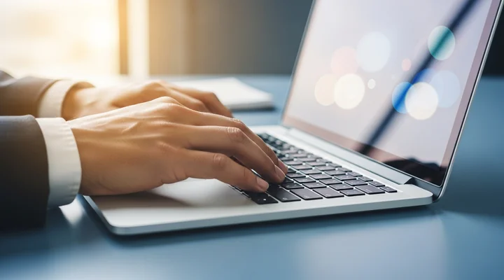 Comercial B2B actualizando una oportunidad en el pipeline de un CRM en su portátil